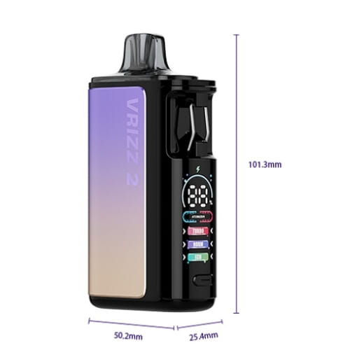 Dimensions du pod Vrizz 2